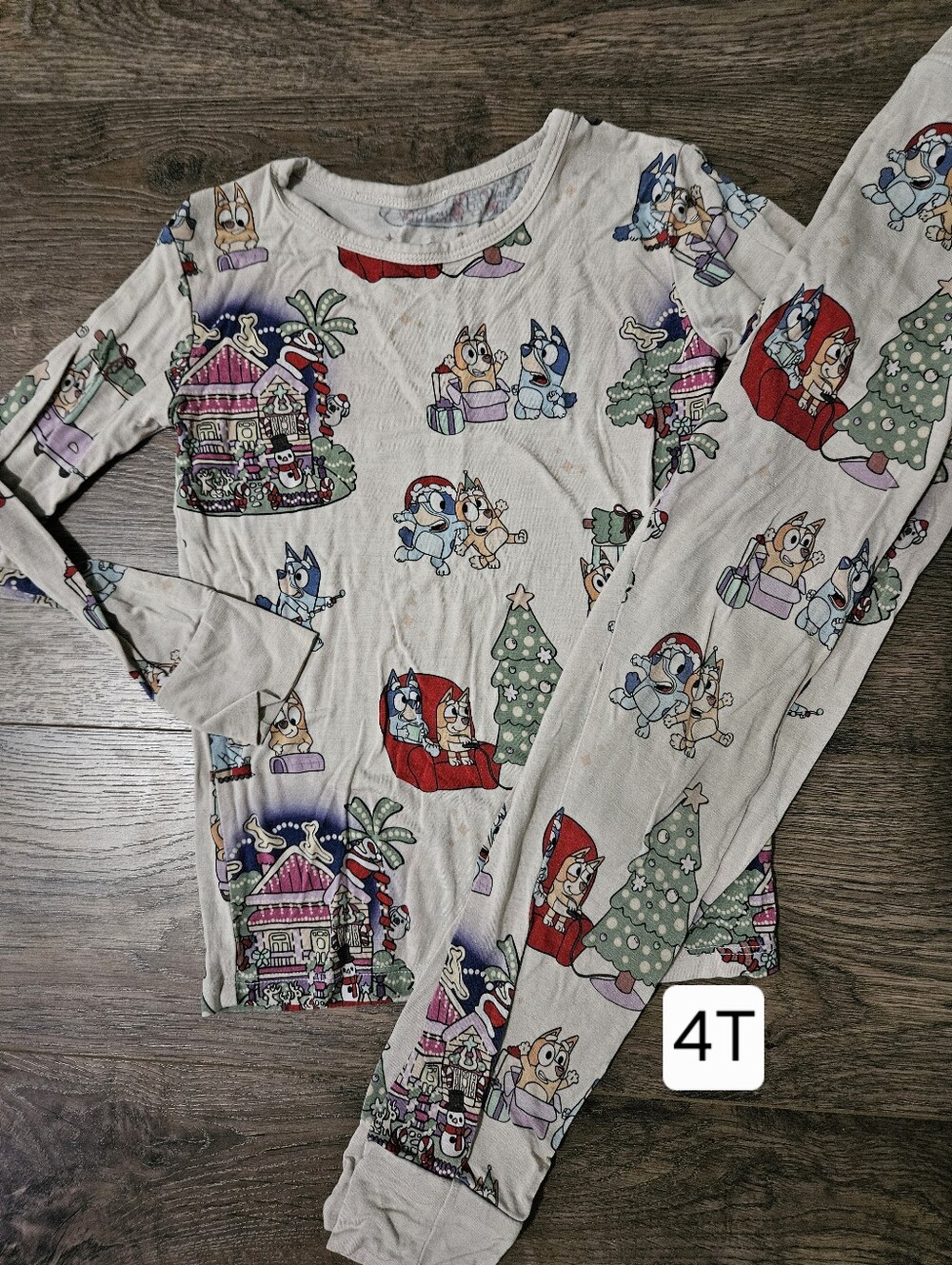 Magical Little Babes Bluey Christmas 2 Piece Bamboo Pajama